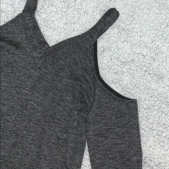 Grey off the shoulder top - Picture 2 of 3
